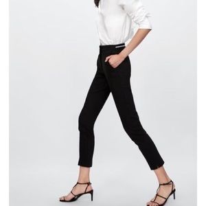 Zara Black Crop Pants- New with tags